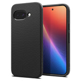 Husă Spigen Liquid Air ACS09039 pentru Google Pixel 9a, neagră mat