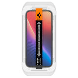 Folie de protectie Spigen (set de 2) Glas.tR EZ-FIT (AGL08938) compatibil cu Google Pixel 9a, Transparent