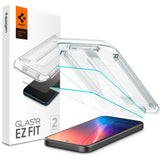 Folie de protectie Spigen (set de 2) Glas.tR EZ-FIT (AGL08938) compatibil cu Google Pixel 9a, Transparent