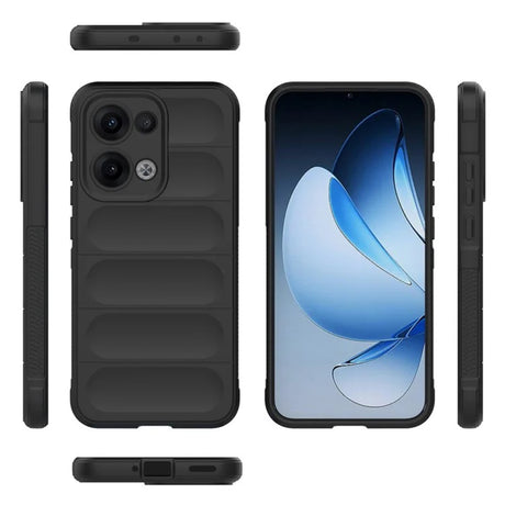 Husa de protectie Techsuit Magic Shield compatibil cu Oppo Reno13, Negru