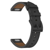 Curea smartwatch Techsuit Watchband 18mm (W073) compatibil cu Huawei Watch GT 4 (41mm)/W1/Honor Watch S1/Garmin Venu 2S/Vivoactive 4S, Negru