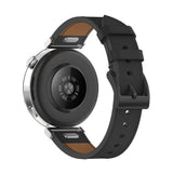 Curea smartwatch Techsuit Watchband 18mm (W073) compatibil cu Huawei Watch GT 4 (41mm)/W1/Honor Watch S1/Garmin Venu 2S/Vivoactive 4S, Negru