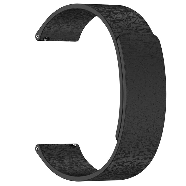 Curea smartwatch Techsuit Watchband 20mm (W074) compatibil cu Samsung Galaxy Watch4/5/Active 2, Huawei Watch GT 3 (42mm)/GT 3 Pro (43mm), Negru