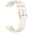 Curea smartwatch Techsuit Watchband 18mm (W075) compatibil cu Huawei Watch GT 4 (41mm)/W1/Honor Watch S1/Garmin Venu 2S/Vivoactive 4S, Bej