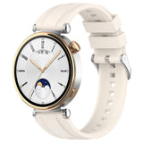Curea smartwatch Techsuit Watchband 18mm (W075) compatibil cu Huawei Watch GT 4 (41mm)/W1/Honor Watch S1/Garmin Venu 2S/Vivoactive 4S, Bej