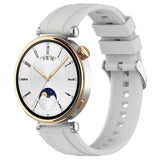 Curea smartwatch Techsuit Watchband 18mm (W075) compatibil cu Huawei Watch GT 4 (41mm)/W1/Honor Watch S1/Garmin Venu 2S/Vivoactive 4S, Gri