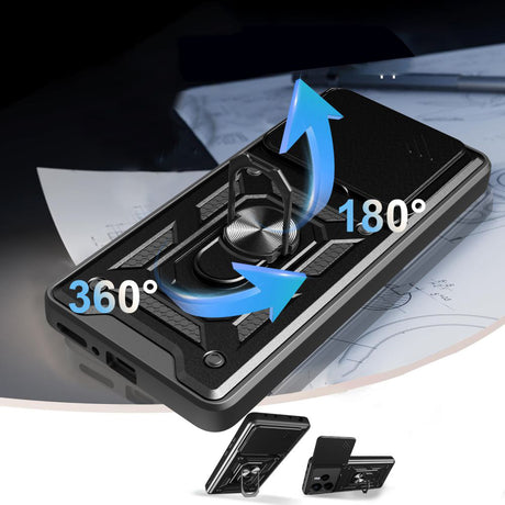 Husa de protectie Techsuit CamShield Series compatibil cu Xiaomi Redmi Note 14 4G (Regional), Negru