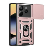 Husa de protectie Techsuit CamShield Series compatibil cu Xiaomi Redmi Note 14 4G (Regional), Roz Auriu
