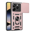 Husa de protectie Techsuit CamShield Series compatibil cu Xiaomi Redmi Note 14 4G (Standard), Roz Auriu