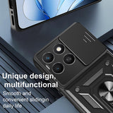 Husa de protectie Techsuit CamShield Series compatibil cu Honor X8c, Negru