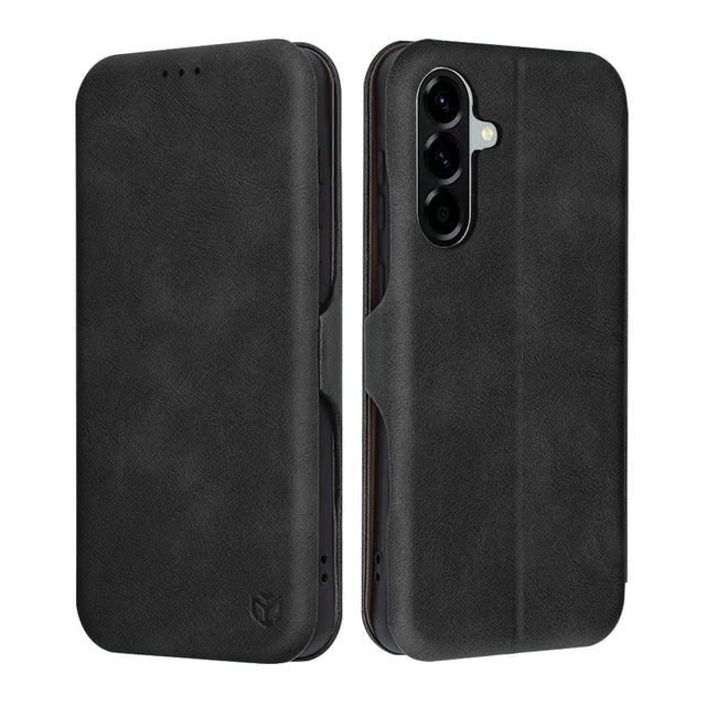 Husa de protectie Techsuit Safe Wallet Plus compatibil cu Samsung Galaxy A56 5G, Negru
