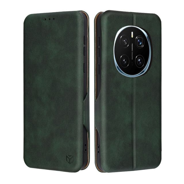 Husa de protectie Techsuit Safe Wallet Plus compatibil cu Honor Magic7 Pro, Verde