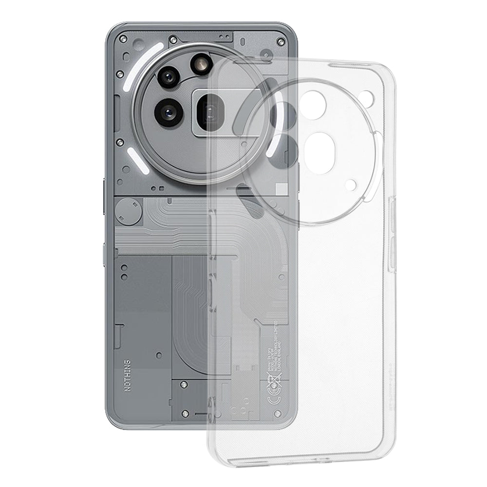Husa de protectie Techsuit Clear Silicone compatibil cu Nothing Phone (3a) Pro, Transparent