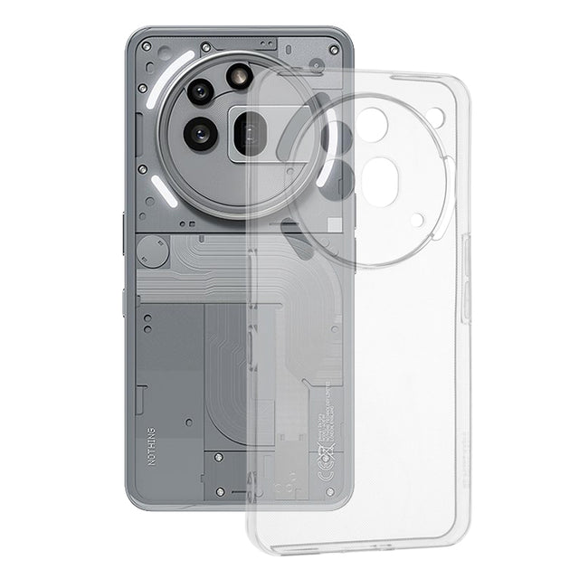 Husa de protectie Techsuit Clear Silicone compatibil cu Nothing Phone (3a) Pro, Transparent