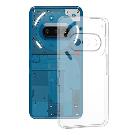 Husa de protectie Techsuit Clear Silicone compatibil cu Nothing Phone (3a), Transparent
