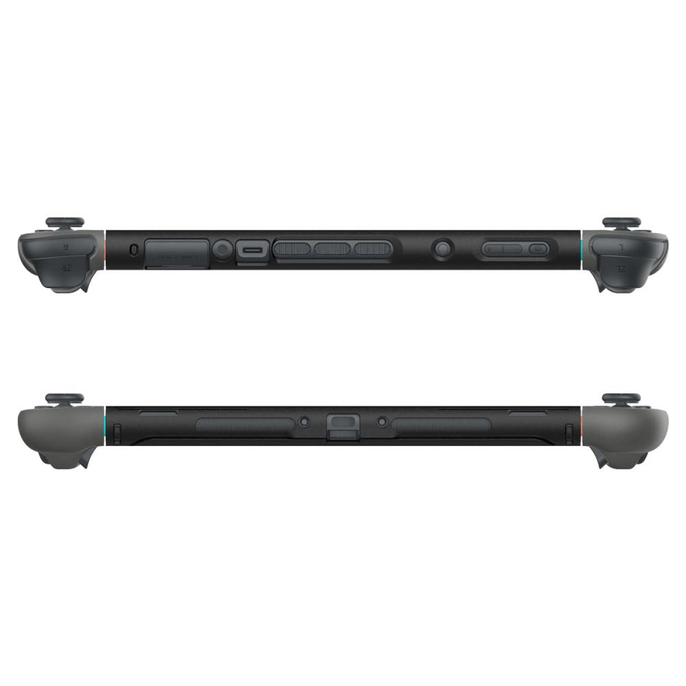 Accesoriu gaming Spigen Protective Case Nano Pop (ACS10206), for Nintendo Switch 2, Slim, with Kickstand, Negru Sesame