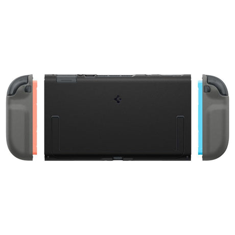 Accesoriu gaming Spigen Protective Case Nano Pop (ACS10206), for Nintendo Switch 2, Slim, with Kickstand, Negru Sesame