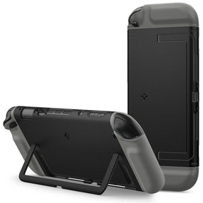 Accesoriu gaming Spigen Protective Case Nano Pop (ACS10206), for Nintendo Switch 2, Slim, with Kickstand, Negru Sesame