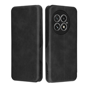 Husa de protectie Techsuit Safe Wallet Plus compatibil cu OnePlus 13, Negru