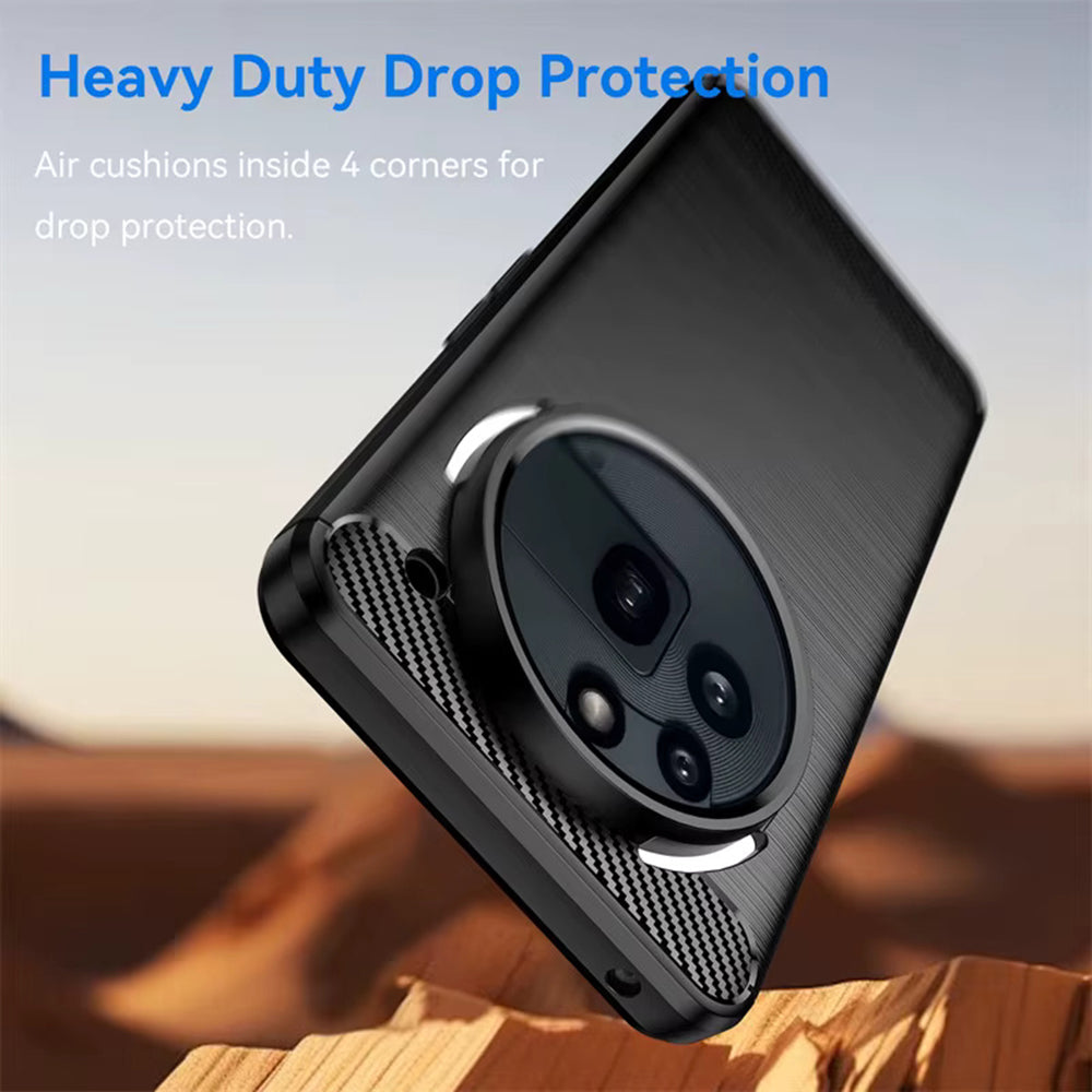 Husa de protectie Techsuit Carbon Silicone compatibil cu Nothing Phone (3a) Pro, Albastru