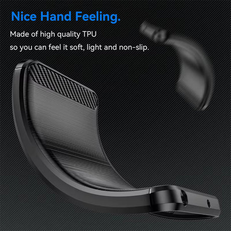 Husa de protectie Techsuit Carbon Silicone compatibil cu Nothing Phone (3a) Pro, Albastru