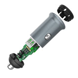 Incarcator ColorWay Mini Car (CW-CHA036Q-GR), 2x USB, Quick Charge 2.0 & 3.0, 36W, 3A, Huawei FCP, Auto ID Chip, 24V, Gri