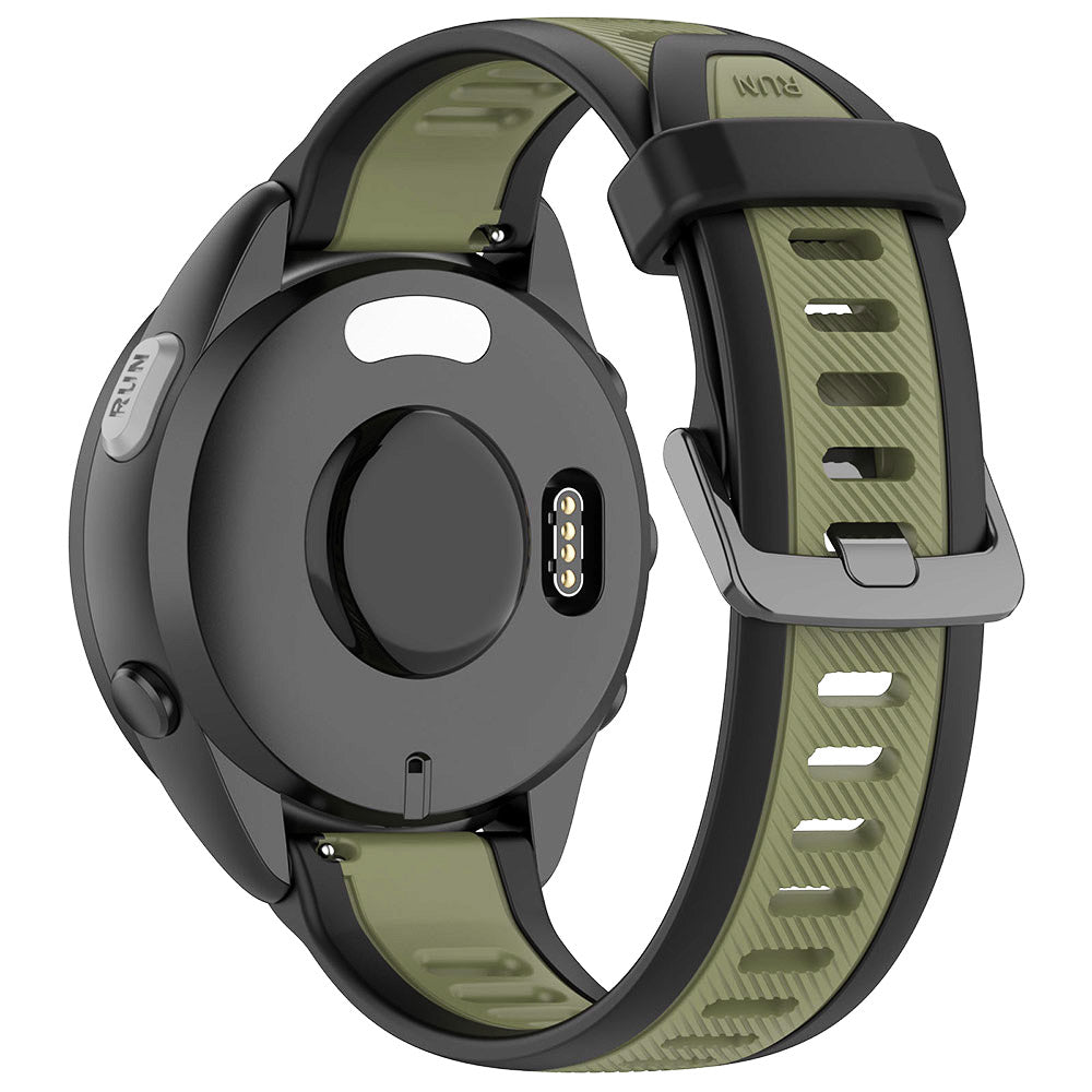 Curea smartwatch Techsuit Watchband 22mm (W053) compatibil cu Huawei Watch GT 2 (46mm)/GT 2 Pro/GT 3 Pro (46mm)/Ultimate, Xiaomi Watch S1, Kaki