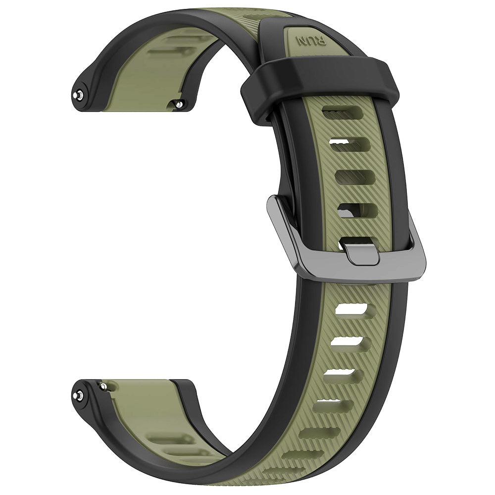 Curea smartwatch Techsuit Watchband 22mm (W053) compatibil cu Huawei Watch GT 2 (46mm)/GT 2 Pro/GT 3 Pro (46mm)/Ultimate, Xiaomi Watch S1, Kaki