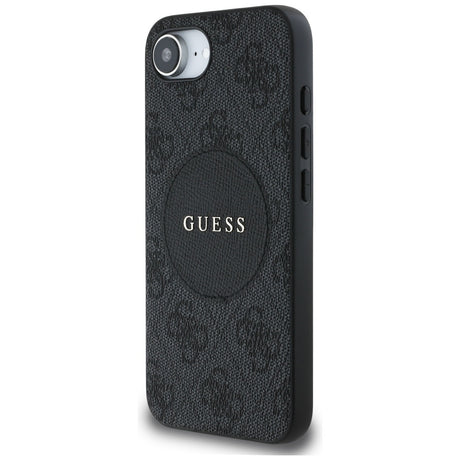 Husa de protectie Guess 4G Circle Classic Logo MagSafe (GUHMPSE4P4PGRSGW) compatibil cu iPhone 16e / iPhone 17e, Maro
