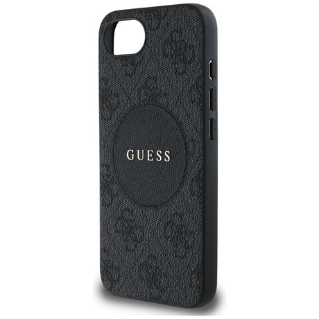 Husa de protectie Guess 4G Circle Classic Logo MagSafe (GUHMPSE4P4PGRSGW) compatibil cu iPhone 16e / iPhone 17e, Maro