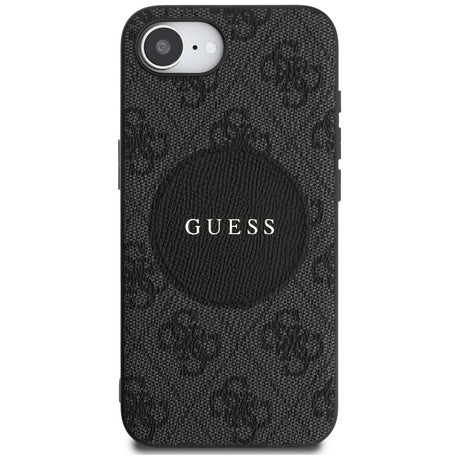 Husa de protectie Guess 4G Circle Classic Logo MagSafe (GUHMPSE4P4PGRSGW) compatibil cu iPhone 16e / iPhone 17e, Maro