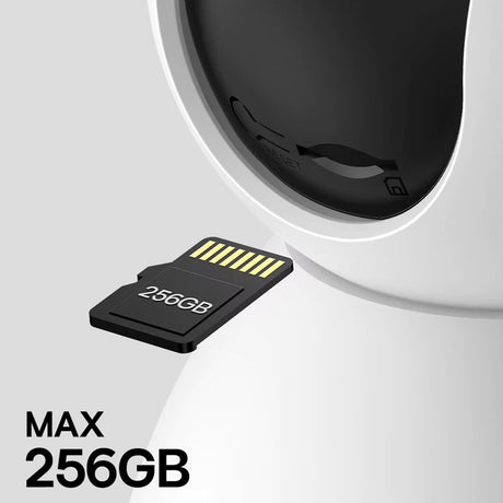 Baseus Indoor Camera Security P1 (S0TV012132), 3K, 4MP, Type-C, Two-way Talk, Night Vision, 8x Digital Zoom, CMOS, Alb