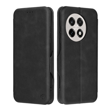 Husa de protectie Techsuit Safe Wallet Plus compatibil cu OnePlus 13R, Negru