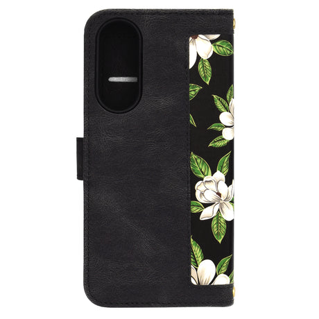 Husa de protectie Techsuit FlipCraft compatibil cu Samsung Galaxy S25 Edge, Flowers of the Dawn