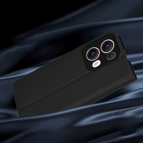 Husa de protectie Techsuit Magskin Book compatibil cu Oppo Reno13 Pro, Negru