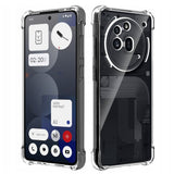 Husa de protectie Techsuit Shockproof Clear Silicone compatibil cu Nothing Phone (3a) Pro, Transparent