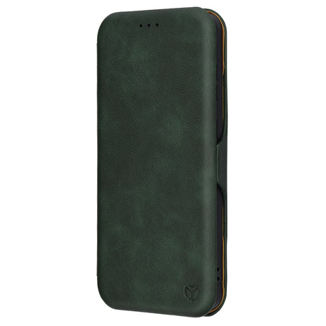 Husa de protectie Techsuit Safe Wallet Plus compatibil cu Samsung Galaxy S25 Edge, Verde