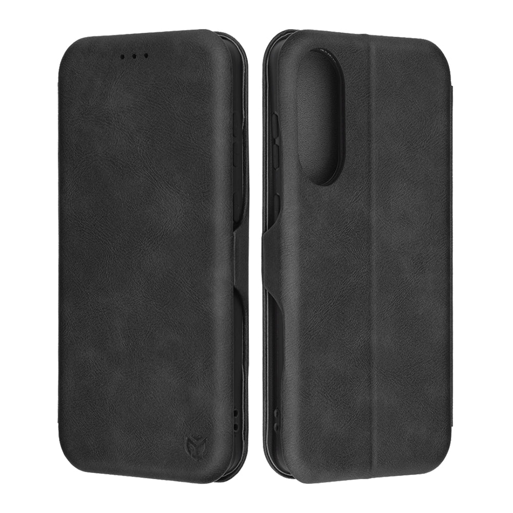 Husa de protectie Techsuit Safe Wallet Plus compatibil cu Samsung Galaxy S25 Edge, Negru