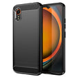 Husa de protectie Techsuit Carbon Silicone compatibil cu Samsung Galaxy Xcover7, Negru