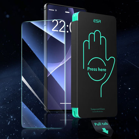 Folie de protectie ESR Tempered Glass (set de 2) compatibil cu Samsung Galaxy S25 Ultra, Transparent