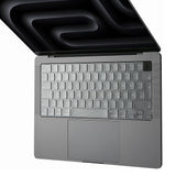 Tastatura/Mouse Techsuit Premium Keyboard Cover PureTypeX (KC1), Ultra Thin, for MacBook Pro 14 (2021-2024)/ Air 13/15 (2022-2025), Transparent