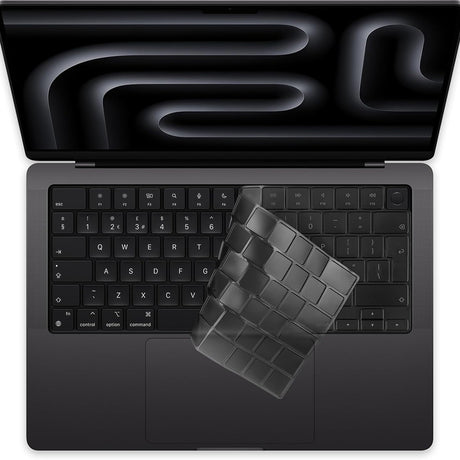 Tastatura/Mouse Techsuit Premium Keyboard Cover PureTypeX (KC1), Ultra Thin, for MacBook Pro 14 (2021-2024)/ Air 13/15 (2022-2025), Transparent