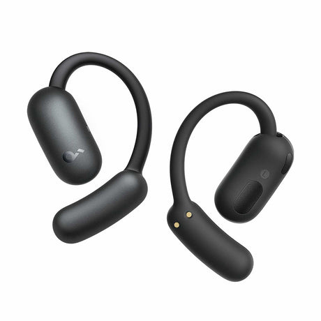 Casti Anker SoundCore AeroFit 2 (A3874G11), for Sport, with Microphone, Bluetooth, Waterproof, Hi-Res, Negru