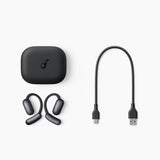 Casti Anker SoundCore AeroFit 2 (A3874G31), for Sport, with Microphone, Bluetooth, Waterproof, Hi-Res, Albastru