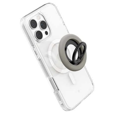 Suport Spigen Phone Ring Nano Pop MagSafe (AMP09032), Truffle Grey