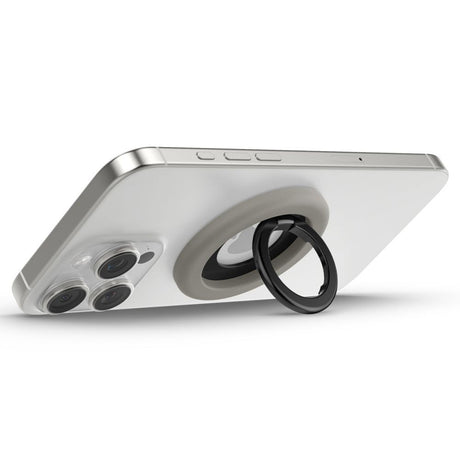 Suport Spigen Phone Ring Nano Pop MagSafe (AMP09032), Truffle Grey