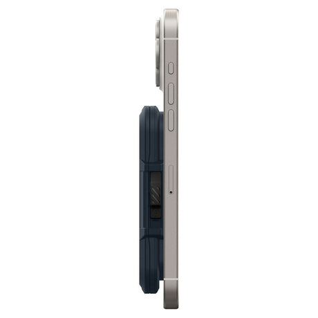 Suport Spigen Magnetic Card Lock Fit MagSafe (AFA08526), Universal, for Card / Cash, Metal Slate