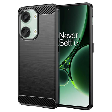 Husa de protectie Techsuit Carbon Silicone compatibil cu OnePlus Nord 3, Negru