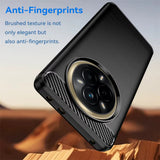 Husa de protectie Techsuit Carbon Silicone compatibil cu Realme 14 Pro, Negru
