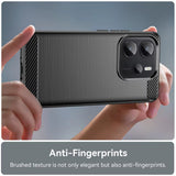 Husa de protectie Techsuit Carbon Silicone compatibil cu Xiaomi Redmi Note 14 4G (Standard), Albastru